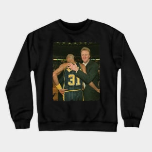 Larry Bird and Reggie Miller! - A Great and Underrated Coach and Player Duo! Crewneck Sweatshirt